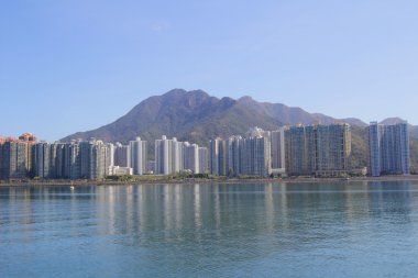 Tolo liman manzara içinde Hong Kong Ma üzerinde Shan