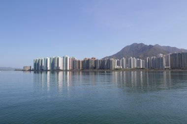 Tolo liman manzara içinde Hong Kong Ma üzerinde Shan