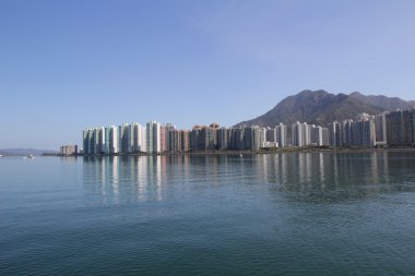 Tolo liman manzara içinde Hong Kong Ma üzerinde Shan