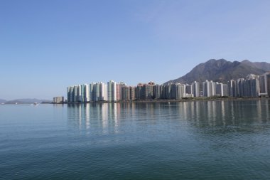 Tolo liman manzara içinde Hong Kong Ma üzerinde Shan