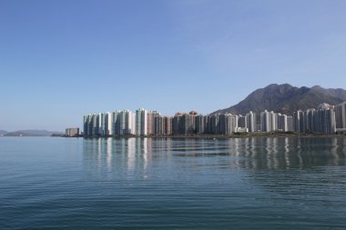 Tolo liman manzara içinde Hong Kong Ma üzerinde Shan