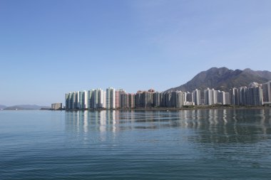 Tolo liman manzara içinde Hong Kong Ma üzerinde Shan