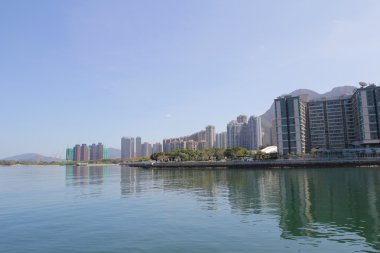 Tolo liman manzara içinde Hong Kong Ma üzerinde Shan