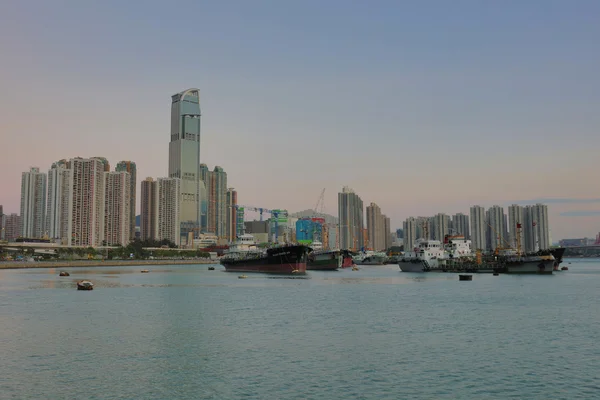 람 블러 해협, 홍콩에서 — 스톡 사진