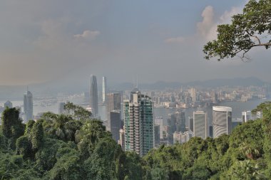 Victoria harbour, hong kong, pik vurdu.