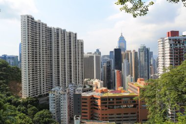 Wan chai Bowen yol görünümünü