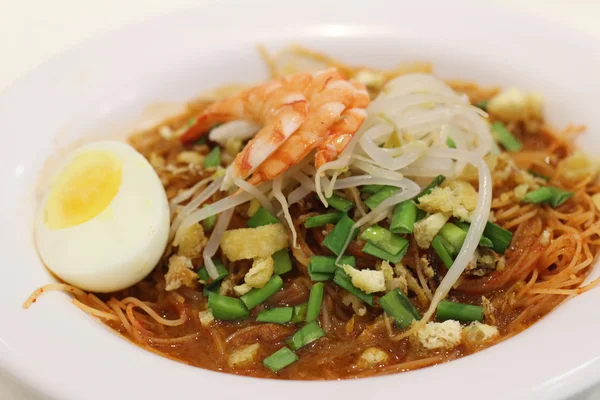 Asam laksa, tradycyjne dania kuchni malezyjskiej — Zdjęcie stockowe
