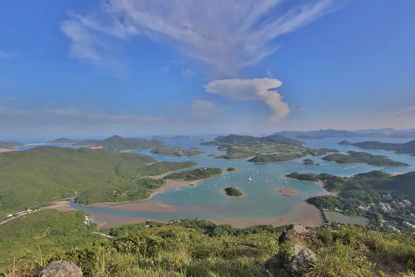 Tai Tun vista de sai kung — Fotografia de Stock