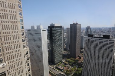 binalarda, Shinjuku, Tokyo, Japonya 2016