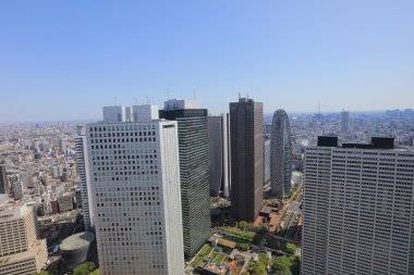 binalarda, Shinjuku, Tokyo, Japonya 2016