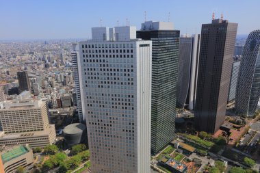 binalarda, Shinjuku, Tokyo, Japonya 2016