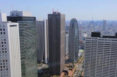 binalarda, Shinjuku, Tokyo, Japonya 2016