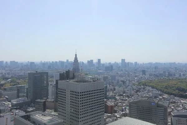 urban sprawl cityscape with Toshima and Shinjuku wards
