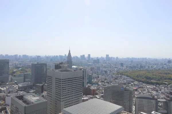 Cidade expansão urbana com Toshima e Shinjuku wards — Fotografia de Stock