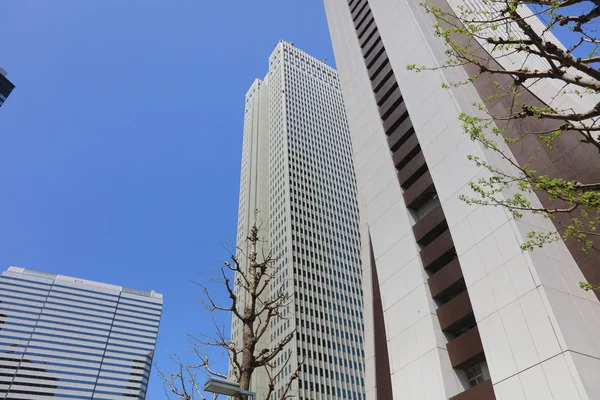 De hoogbouw gebouwen in Shinjuku, Tokio 2016 — Stockfoto