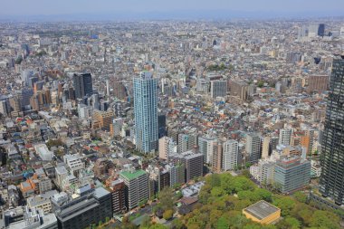 Tokyo şehir sokakları Shinjuku gökdelenler 