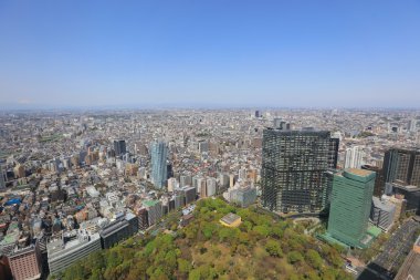 Tokyo şehir sokakları Shinjuku gökdelenler 