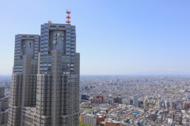 Cityscape Japonya Tokyo Shinjuku içinde