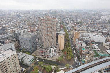 havadan görünümü Funabashi, Japonya