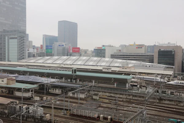 Marunouchi dzielnicy biznesowej i Tokyo Station — Zdjęcie stockowe