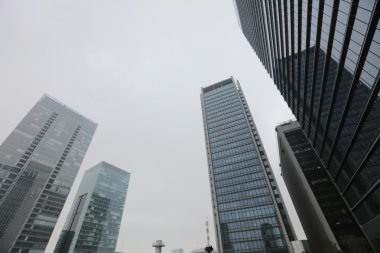 Yüksek katlı binanın iş bölgesi