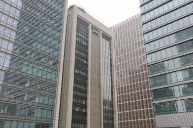 Yüksek katlı binanın iş bölgesi