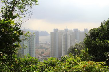  Yau Devil's Peak, Kowloon görüldüğü gibi Tong.
