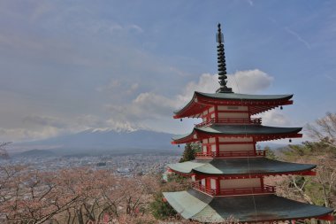 Chureito Pagoda adlı Arakura Sengen Tapınak