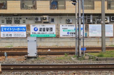 Kobe görünümü tren dışında Osaka'ya