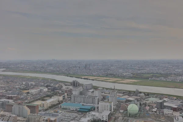 Ichikawa historiska byggnad har utsikt över — Stockfoto