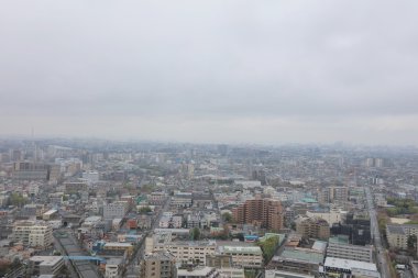 havadan görünümü Funabashi, Japonya