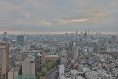 Modern şehir manzarası. Kare kompozisyon.