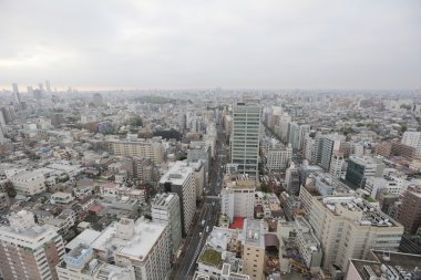 Modern şehir manzarası. Kare kompozisyon.