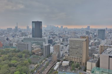 Modern şehir manzarası. Kare kompozisyon.
