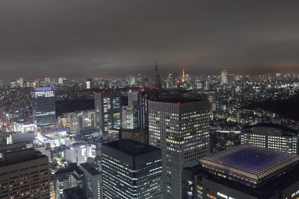 Vista aérea de Tóquio com edifícios — Fotografia de Stock