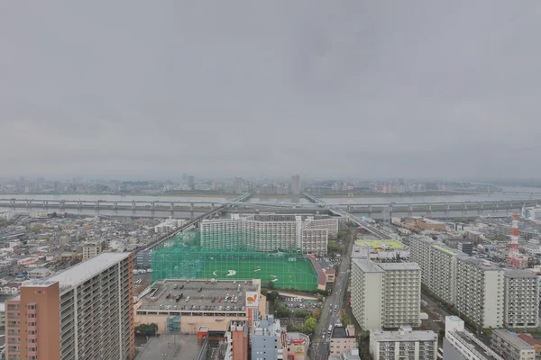 Tokyo, Japan - luchtfoto Funabashi district — Stockfoto