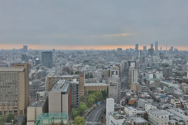 Tokyo, Japan - aerial view of Bunkyo district — Stock Photo, Image