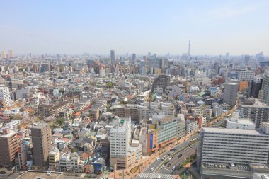 şehir manzarası ile Bunkyo ve Taito wards