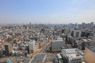 şehir manzarası ile Bunkyo ve Taito wards