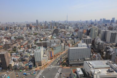 şehir manzarası ile Bunkyo ve Taito wards