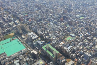 Tokyo şehir Tokyo Sky ağaç görünümünden