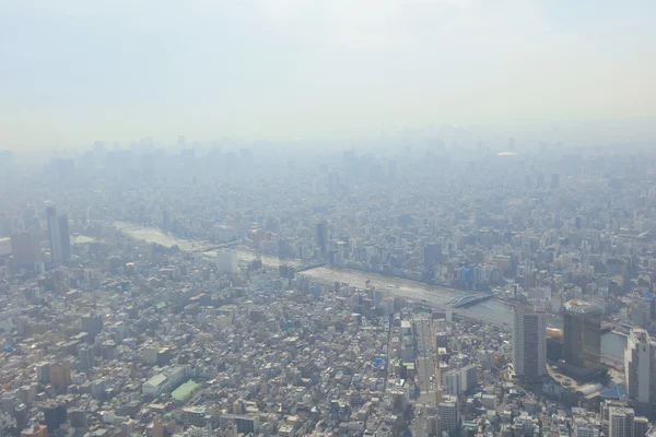 2016, Tokyo Sky ağaçtan Tokyo şehir manzaralı