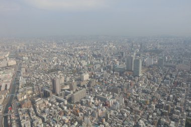 2016, Tokyo Sky ağaçtan Tokyo şehir manzaralı
