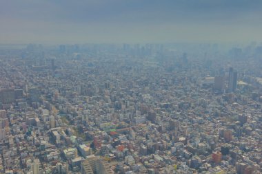 2016, Tokyo Sky ağaçtan Tokyo şehir manzaralı