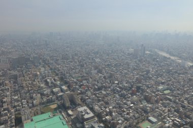 2016, Tokyo Sky ağaçtan Tokyo şehir manzaralı