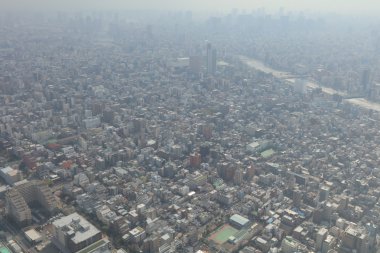 2016, Tokyo Sky ağaçtan Tokyo şehir manzaralı