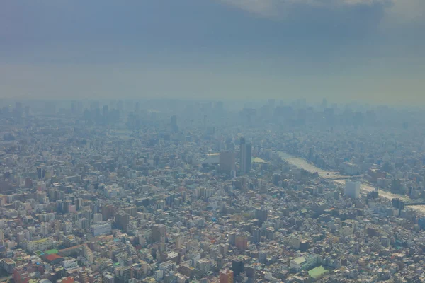 Vista de la ciudad de Tokio desde Tokyo Sky Tree en 2016 —  Fotos de Stock