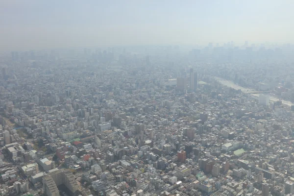 2016, Tokyo Sky ağaçtan Tokyo şehir manzaralı