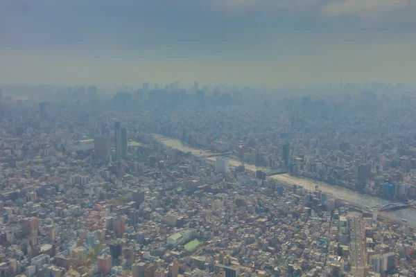 Вид Токио с Токийского неба на 2016 год — стоковое фото