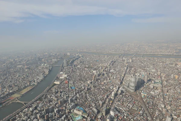 Letecký pohled na město v roce 2016 — Stock fotografie